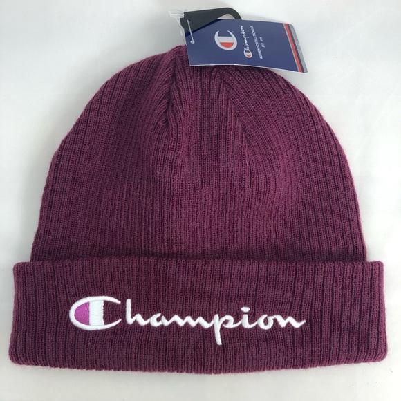 Champion Maroon Beanie | Poshmark